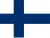Fändel, deen de Locale-Code representéiert: fi-FI