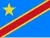 Fändel, deen de Locale-Code representéiert: fr-CD